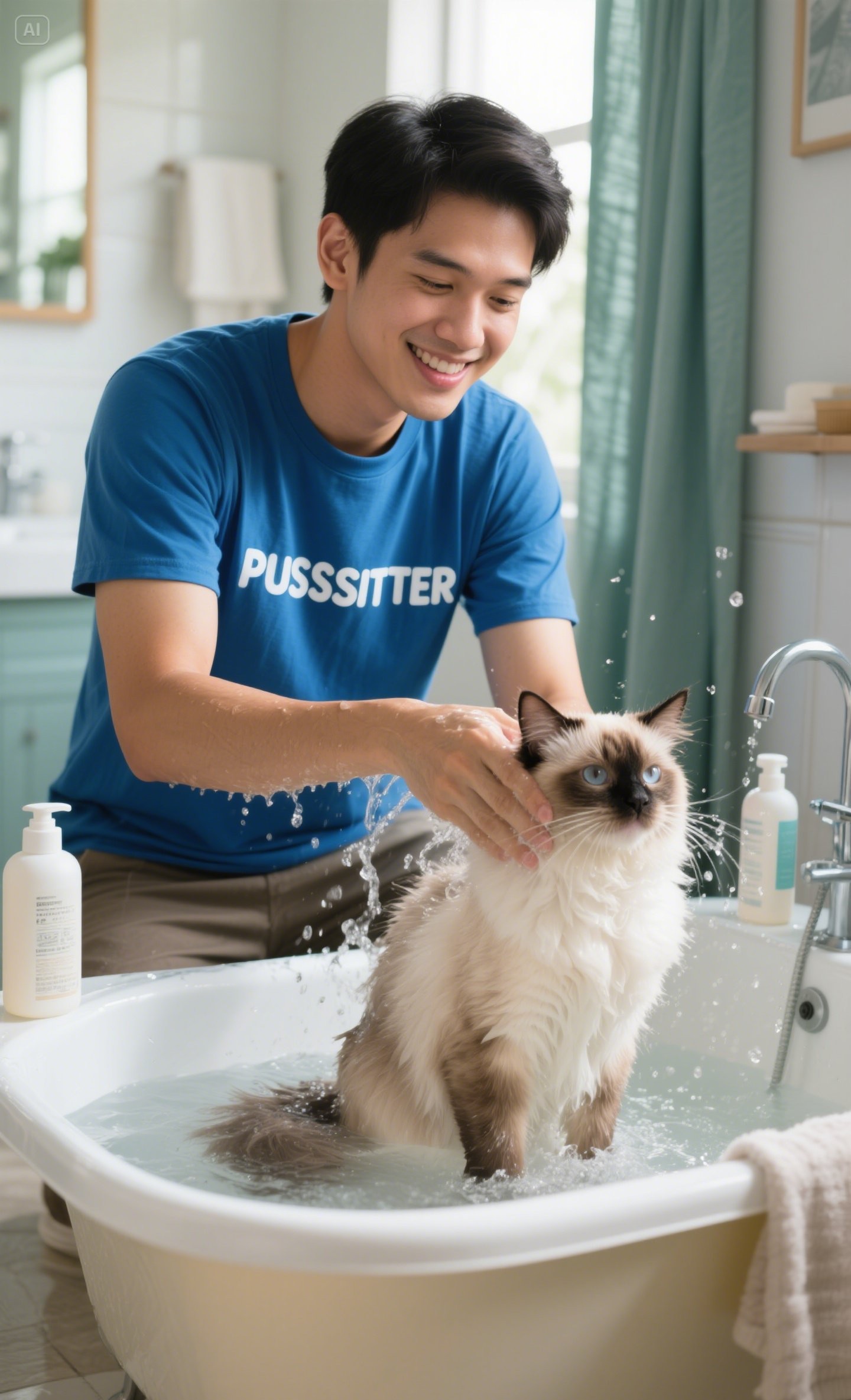 dreamina 2025 08 14 3859 a 20 year old indonesian man, friendly a...